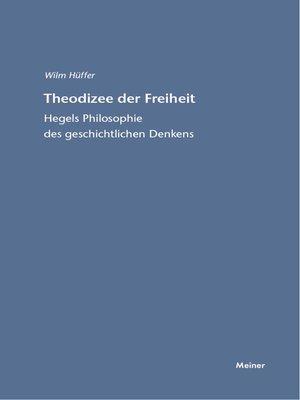 cover image of Theodizee der Freiheit